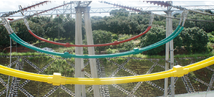 槽扣式硅橡膠導線間隔棒